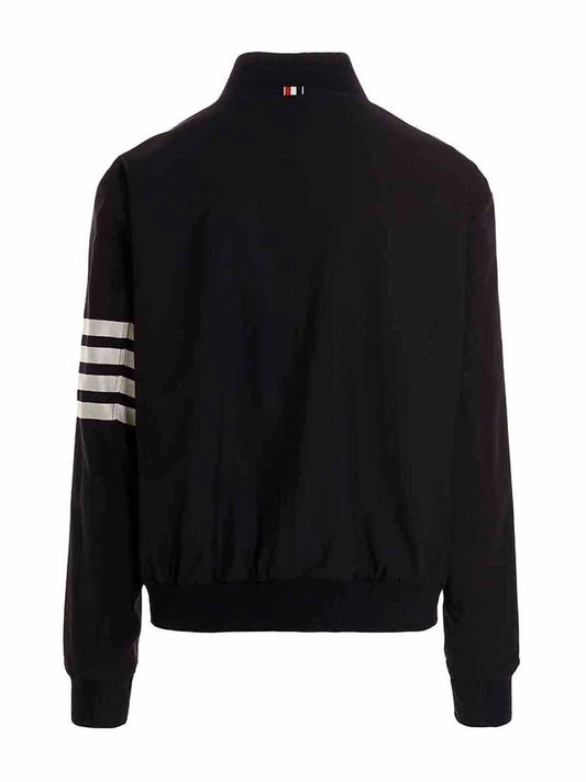 Thom Browne Blue Wool Bomber