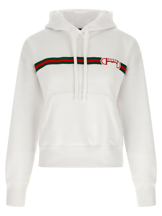 Gucci White Cotton Hoodie
