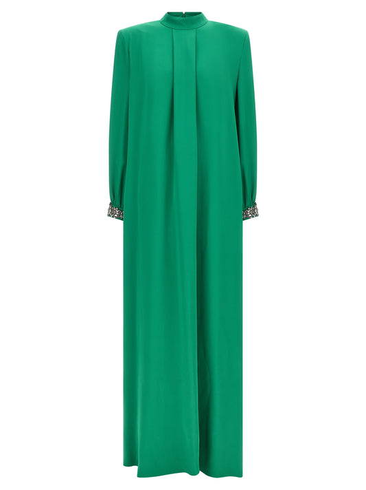 Valentino Garavani Bicolor Silk Long Dress