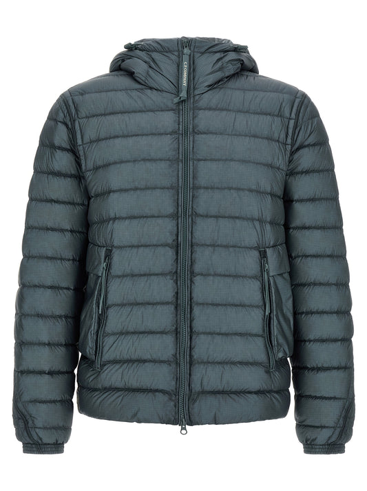 C.P. Company Blue Polyamide Full-Length Jacket