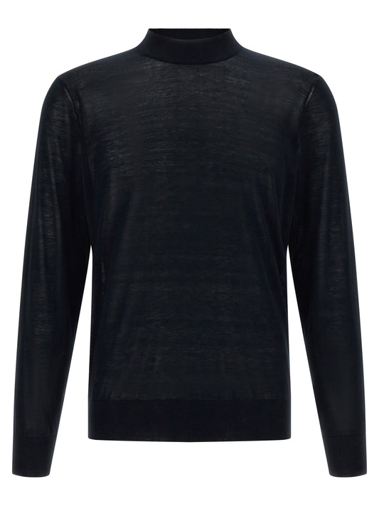 Brunello Cucinelli Blue Silk Cardigan