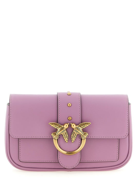 PINKO Multicolor Lambskin Crossbody Bag