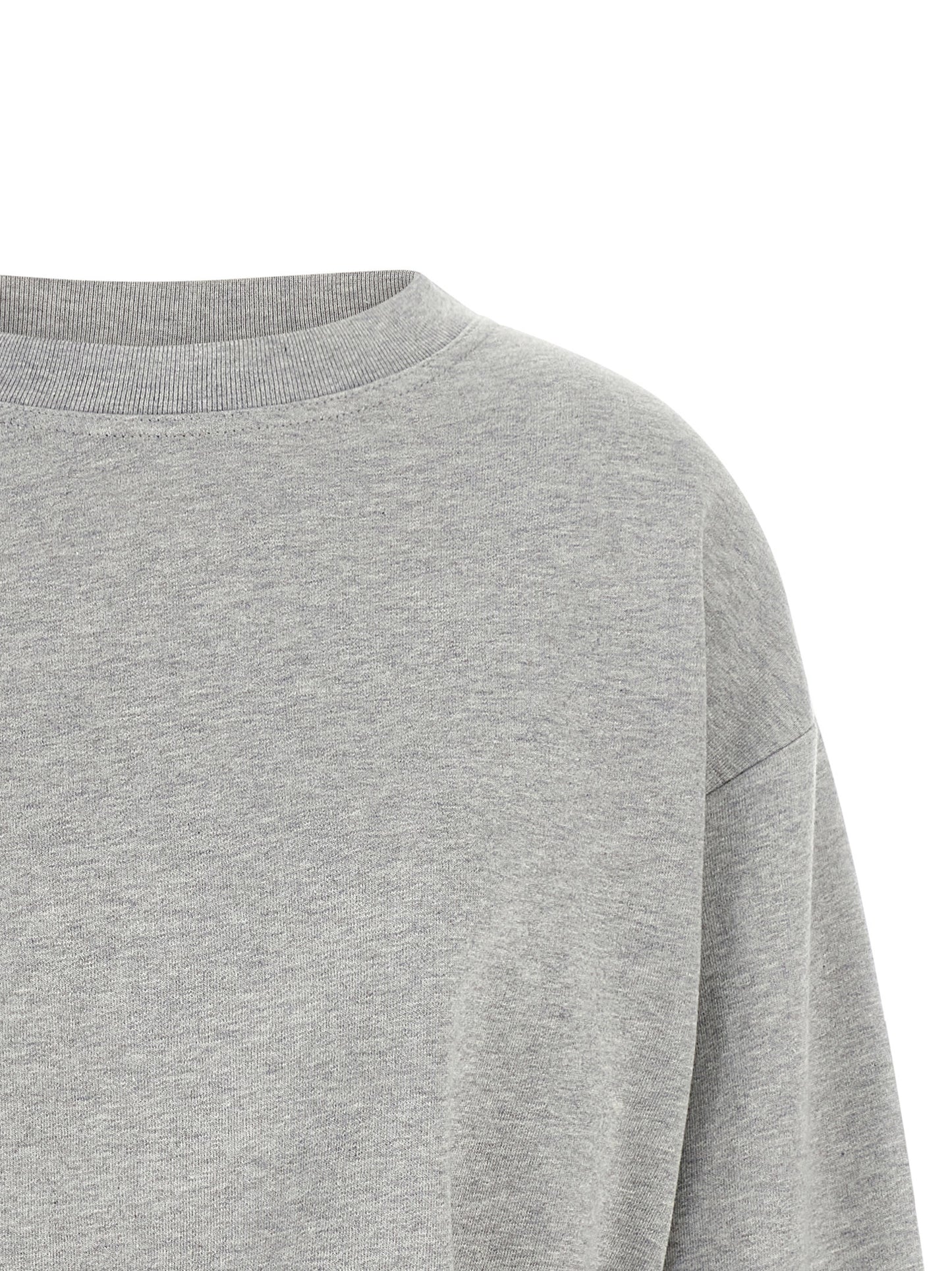 Dries Van Noten Gray Cotton Sweatshirt