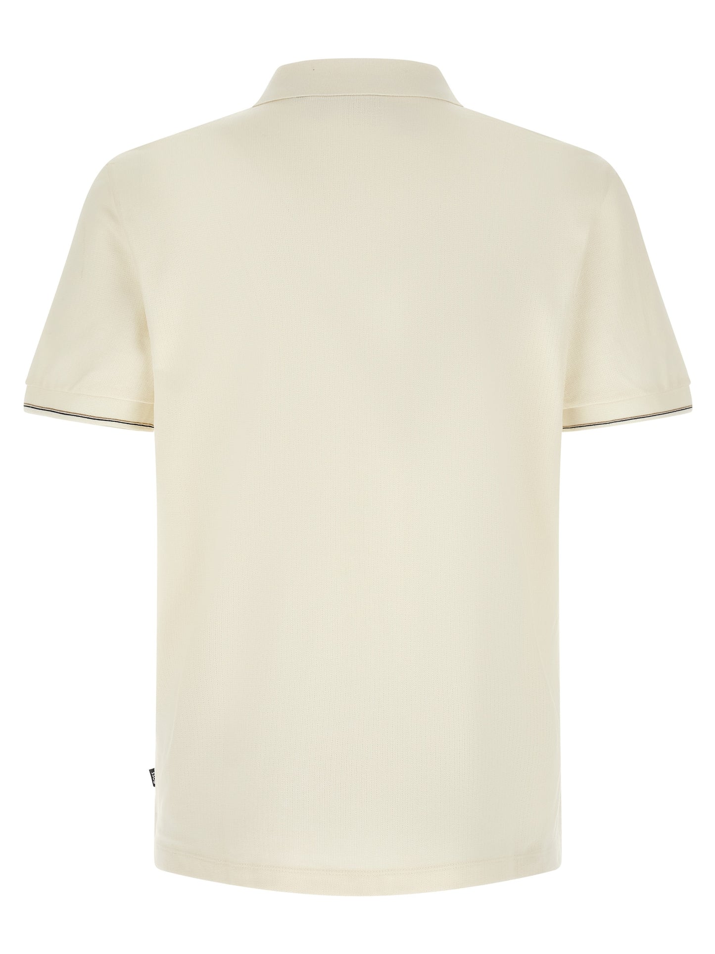 Hugo Boss Beige Cotton Polo Shirt