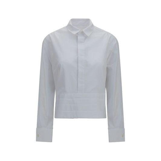 Sacai White Cotton Dress Shirt