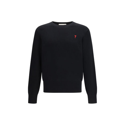 Ami Paris Black Wool Oves Aries Sweatshirt
