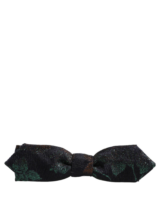 Dolce & Gabbana Men Multicolor 100% Silk Adjustable Neck Papillon Bow Tie