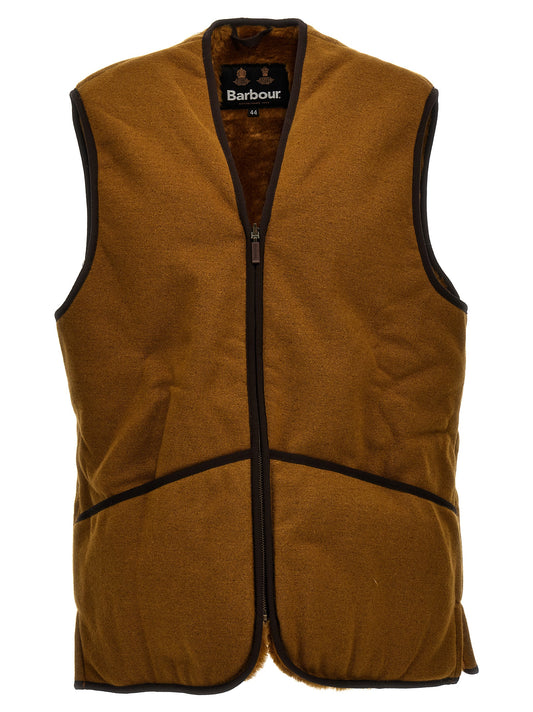 Barbour Brown Polyester Sleeveless Jacket
