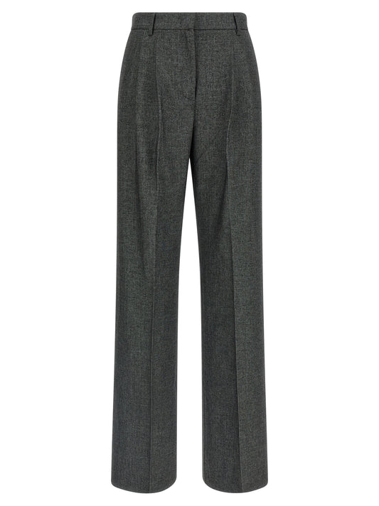 The Andamane Gray Polyester Dress Pants