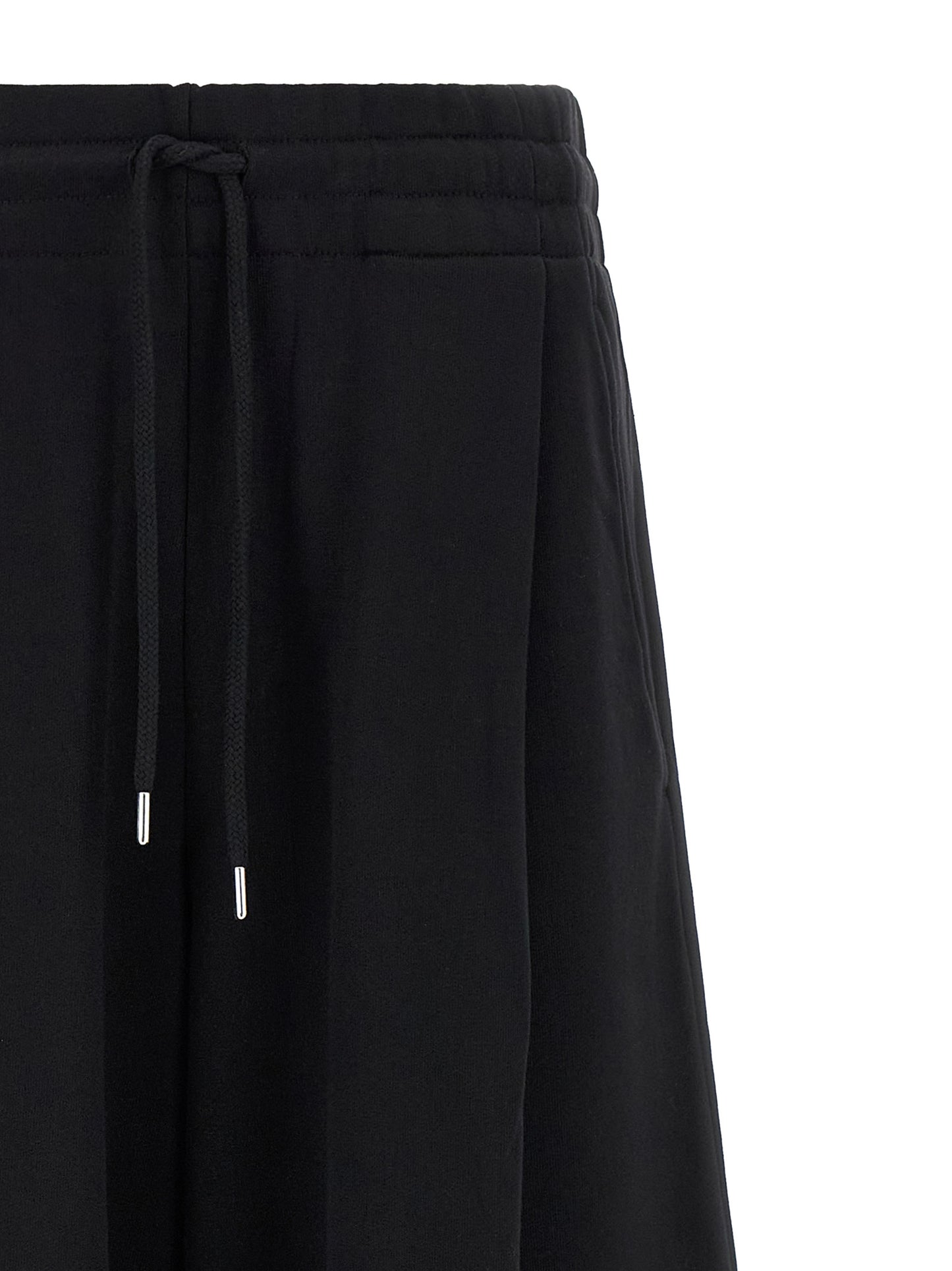 Dries Van Noten Black Cotton Athletic Pants