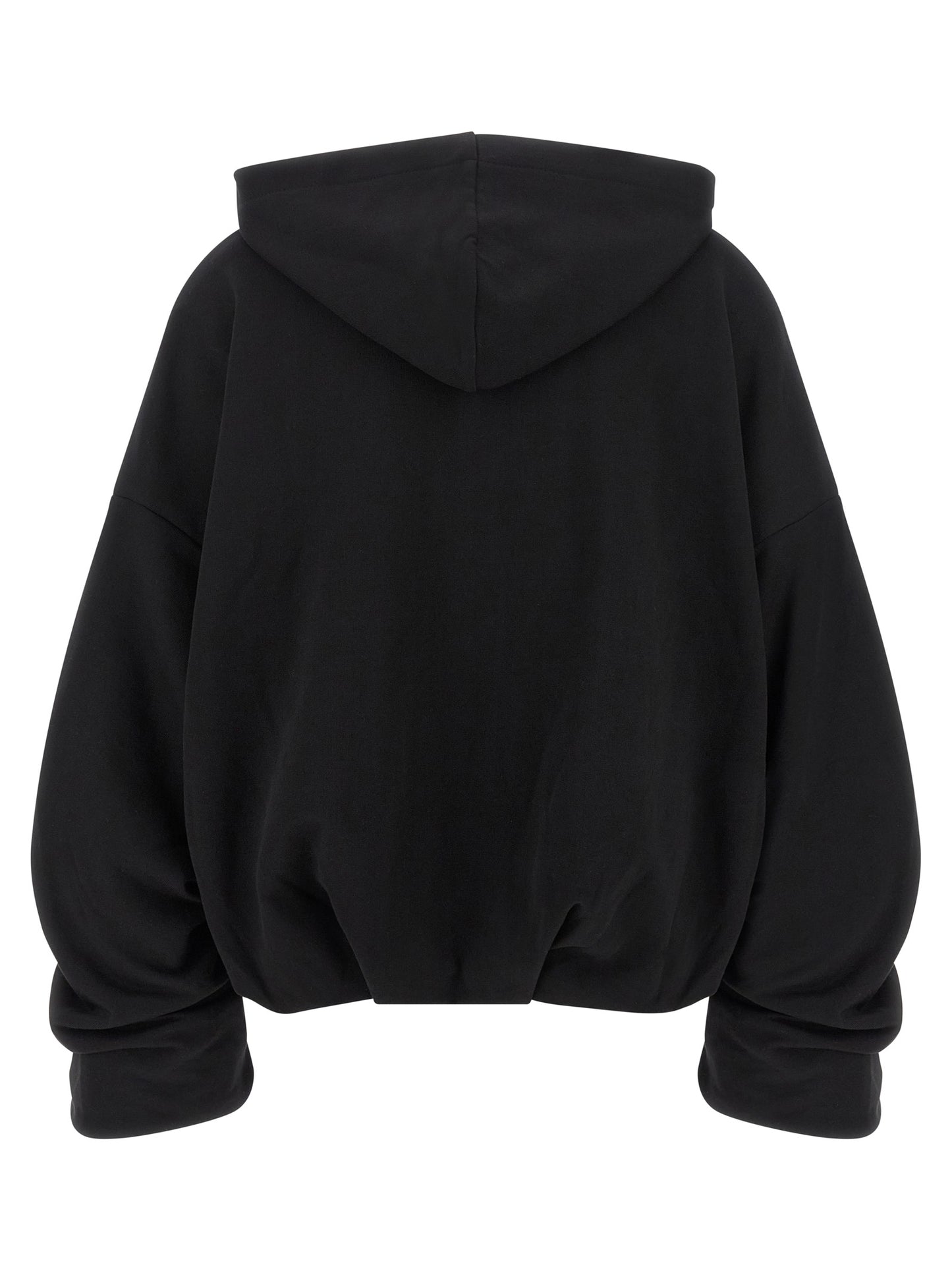Dries Van Noten Black Cotton Hoodie