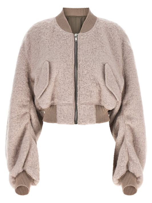 Rick Owens Multicolor Marabou Bomber