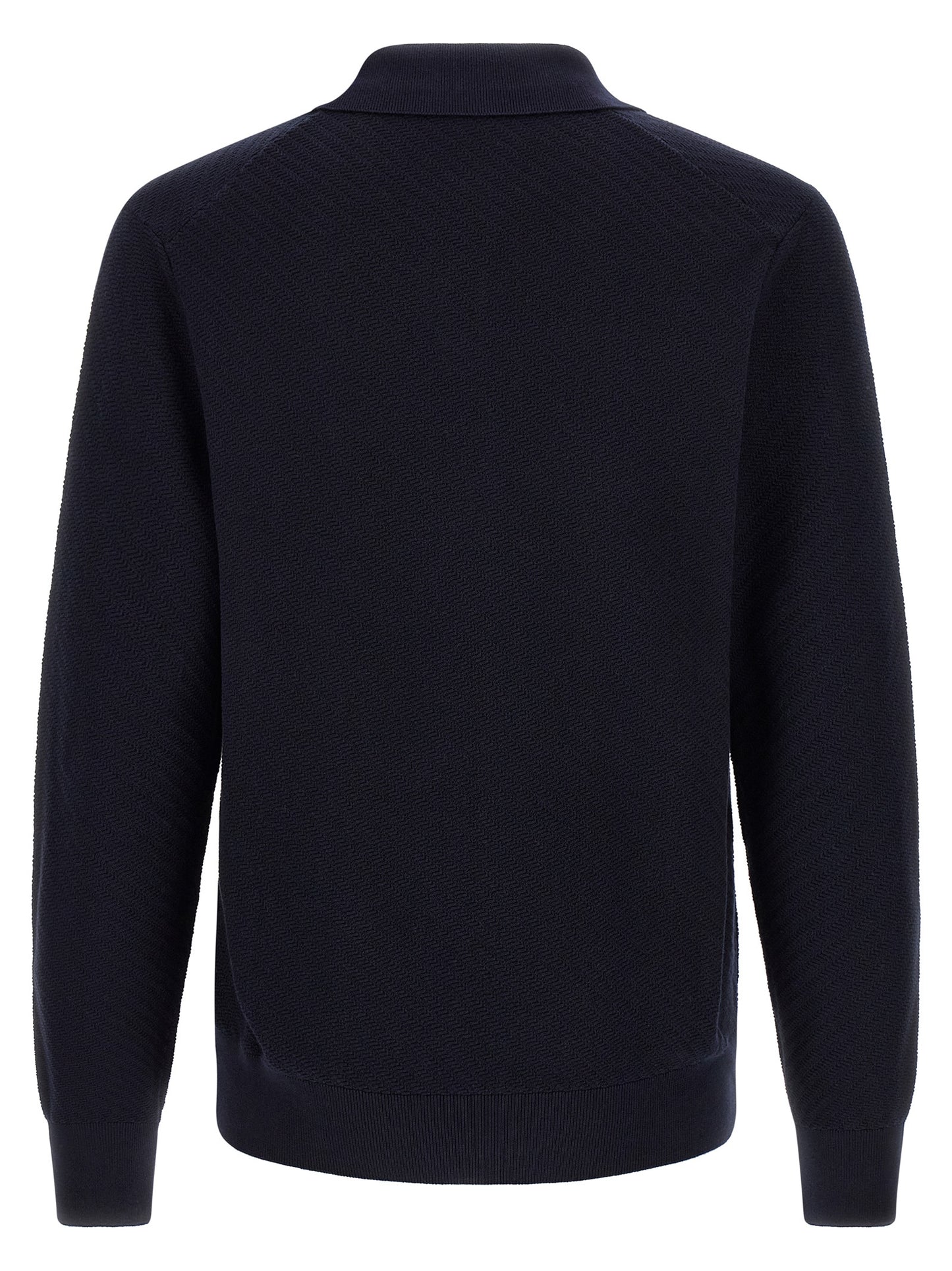 Hugo Boss Blue Cotton Polo Shirt