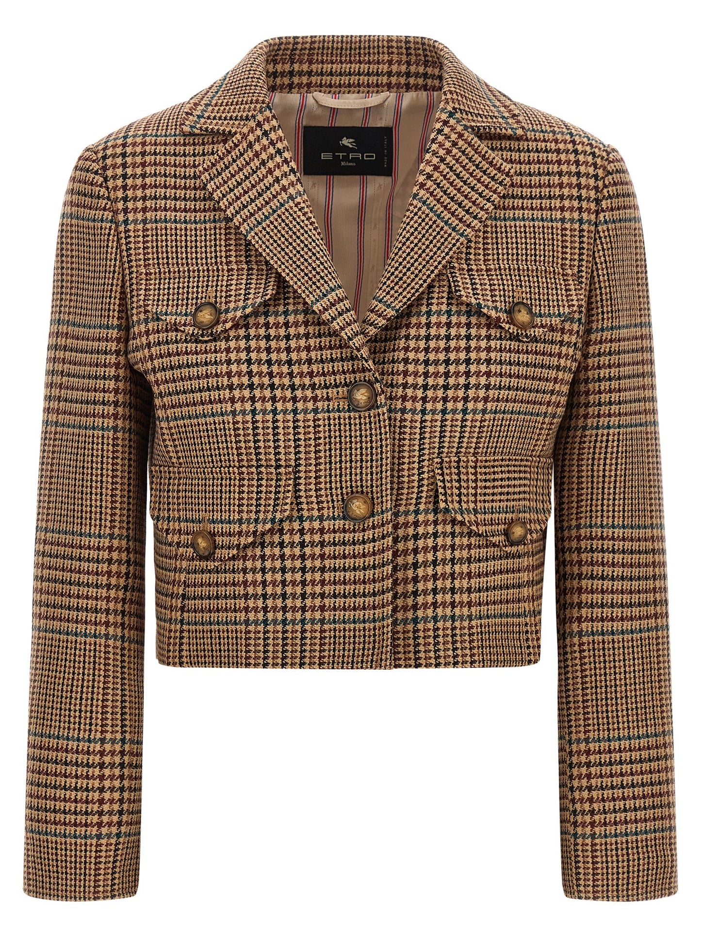 Etro Brown Wool Blazer