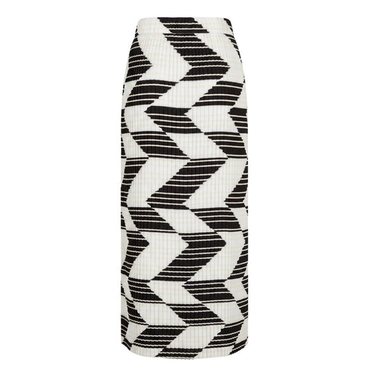Trussardi Jeans White Polyester Women Skirt