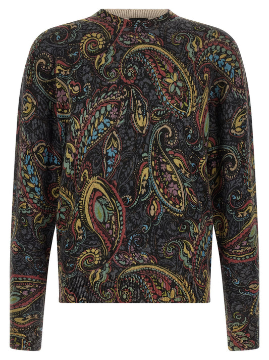 Etro Multicolor Wool Cardigan