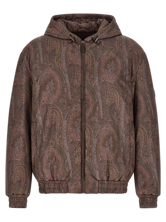 Etro Brown Polyester Bomber