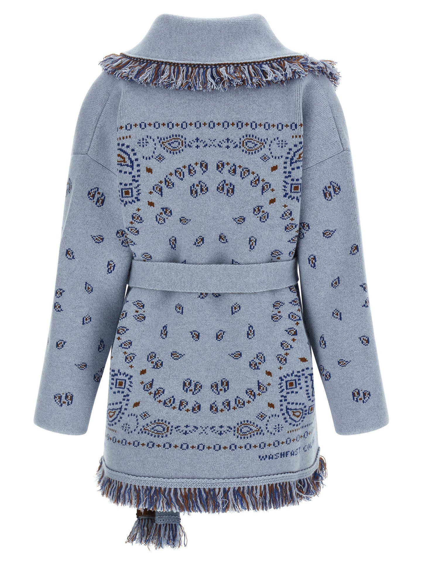 Alanui Blue Cashmere Cardigan