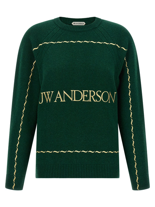 J.W.Anderson Bicolor Wool Cardigan