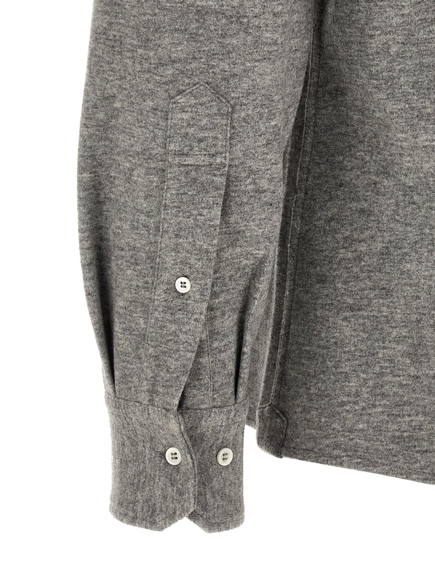 Brunello Cucinelli Gray Cashmere Blouse