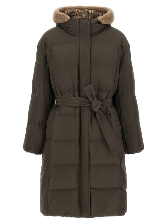 Brunello Cucinelli Bicolor Cotton Coat