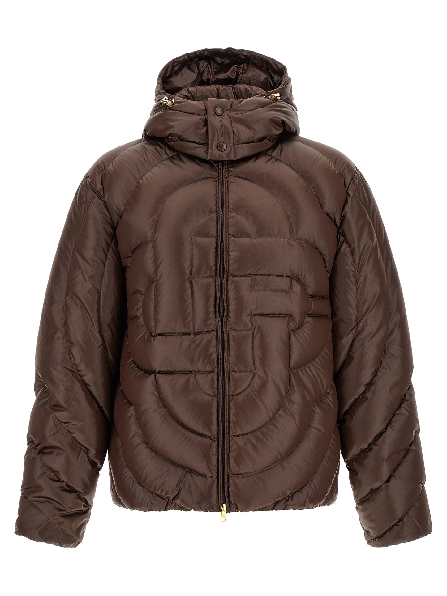 Casablanca Brown Polyamide Full-Length Jacket