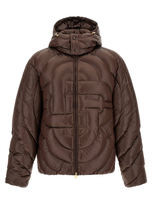 Casablanca Brown Polyamide Full-Length Jacket