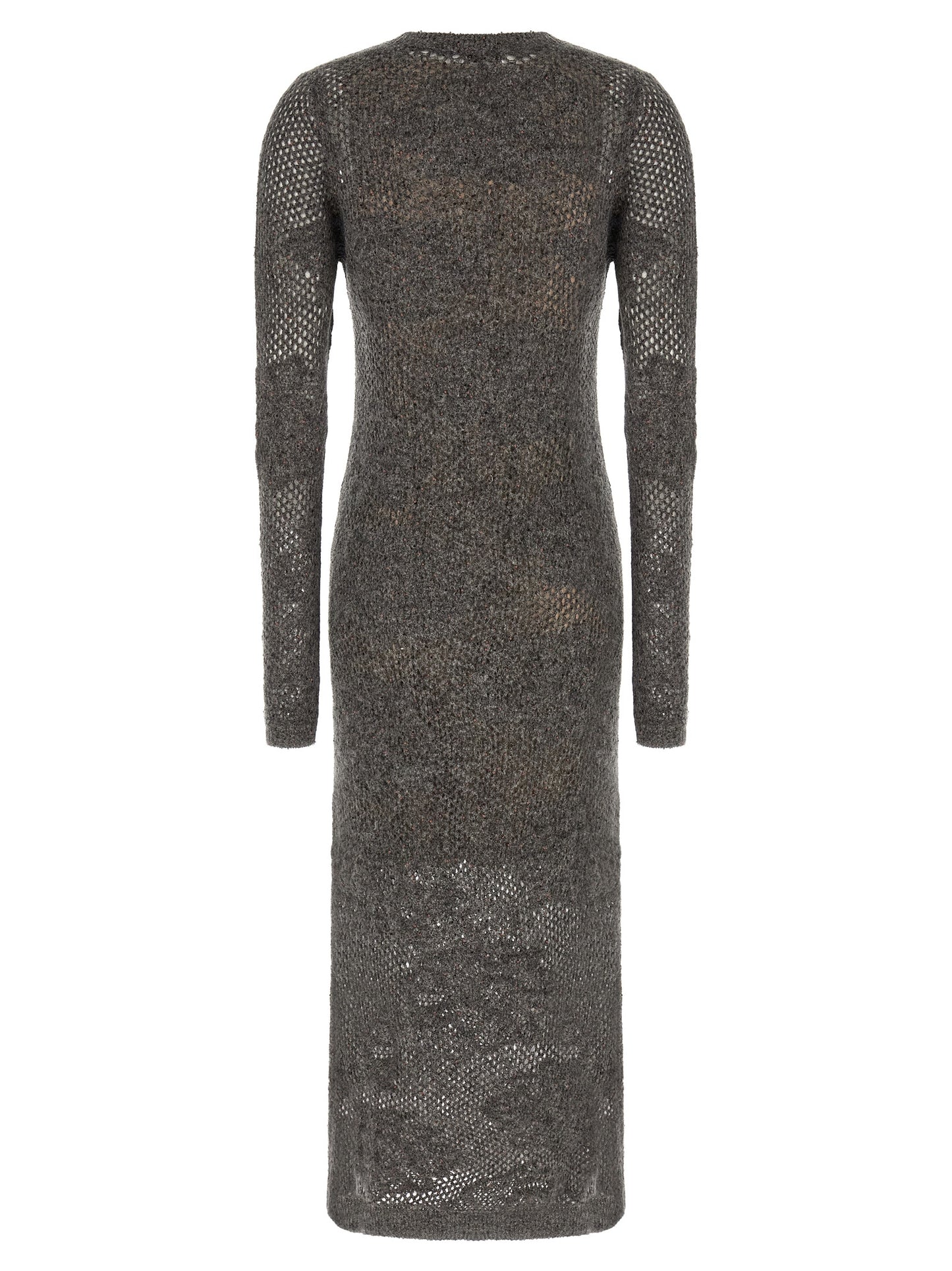 Brunello Cucinelli Gray Nylon Casual Dress
