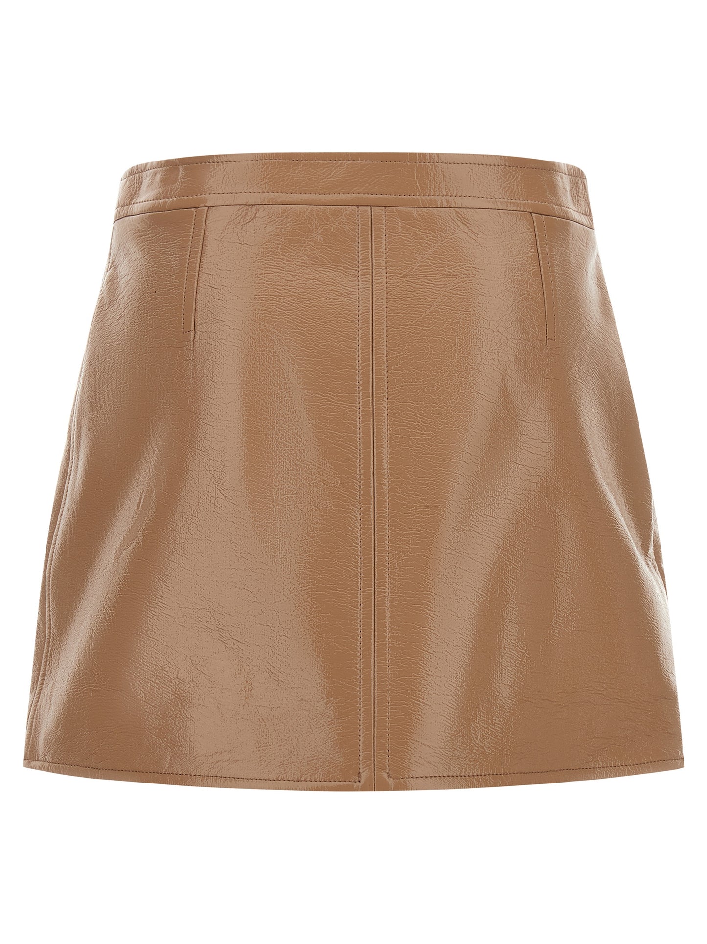 Courrèges Beige Cotton Long Skirt
