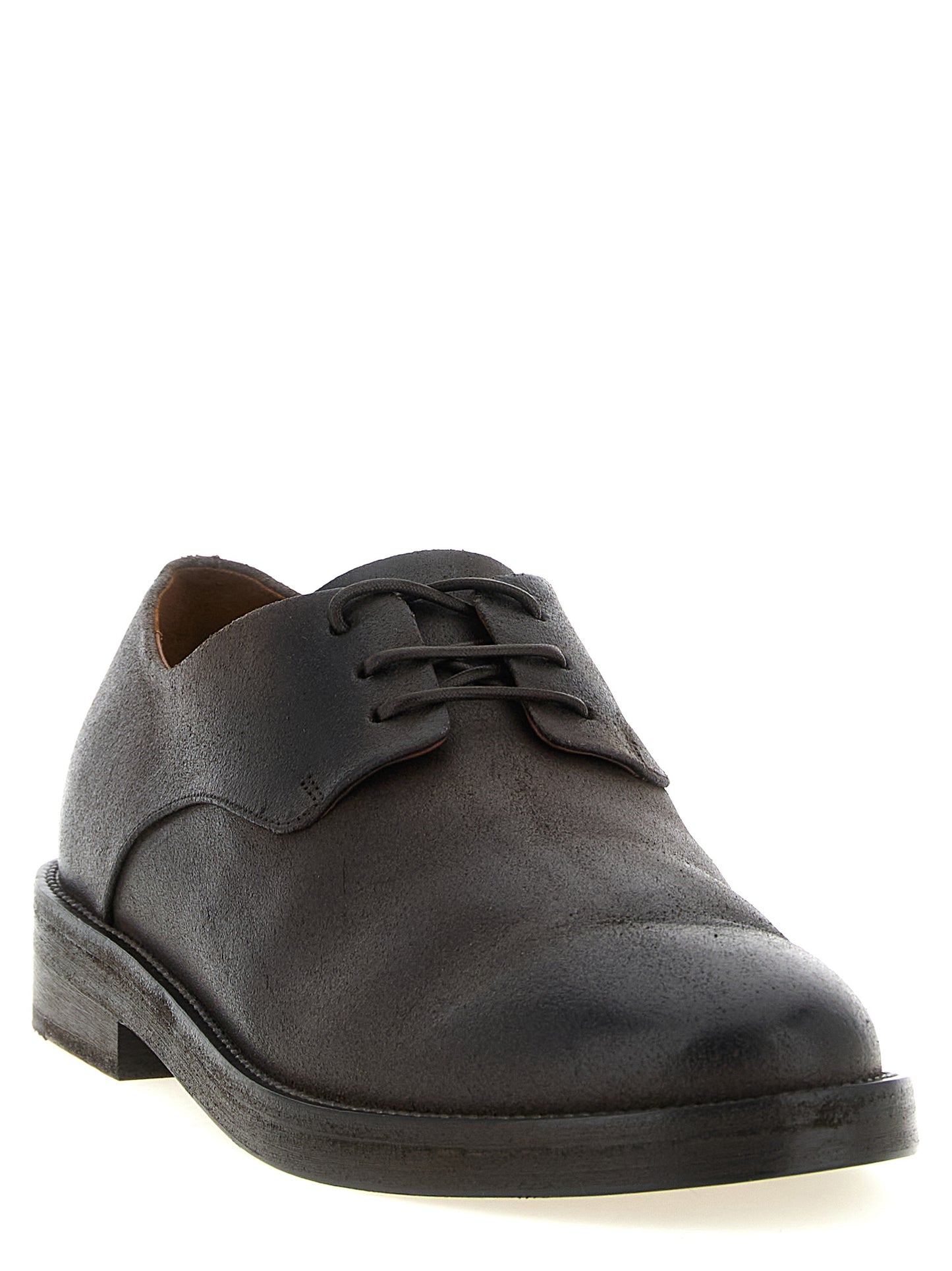 Marsell Brown Calfskin Oxfords And Derbies