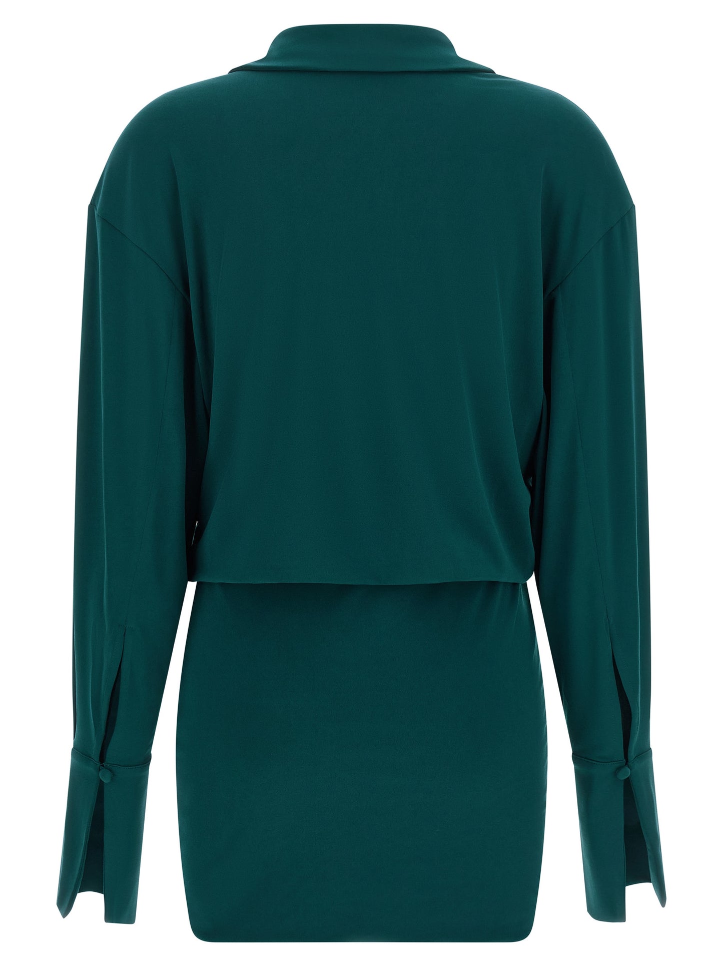 The Andamane Bicolor Polyester Short Dress