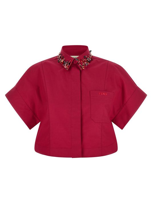 Fendi Multicolor Cotton Blouse