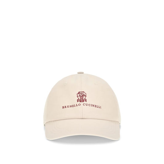 Brunello Cucinelli Beige Cotton Cap (Baseball Hat)