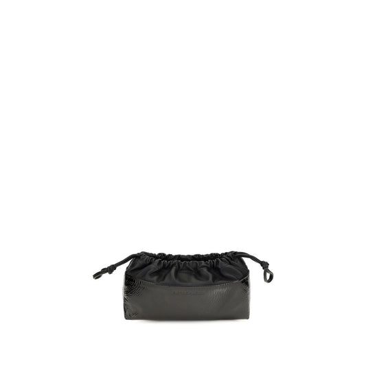 Pierre Hardy Black Calf Leather Bos Taurus Clutch Bag