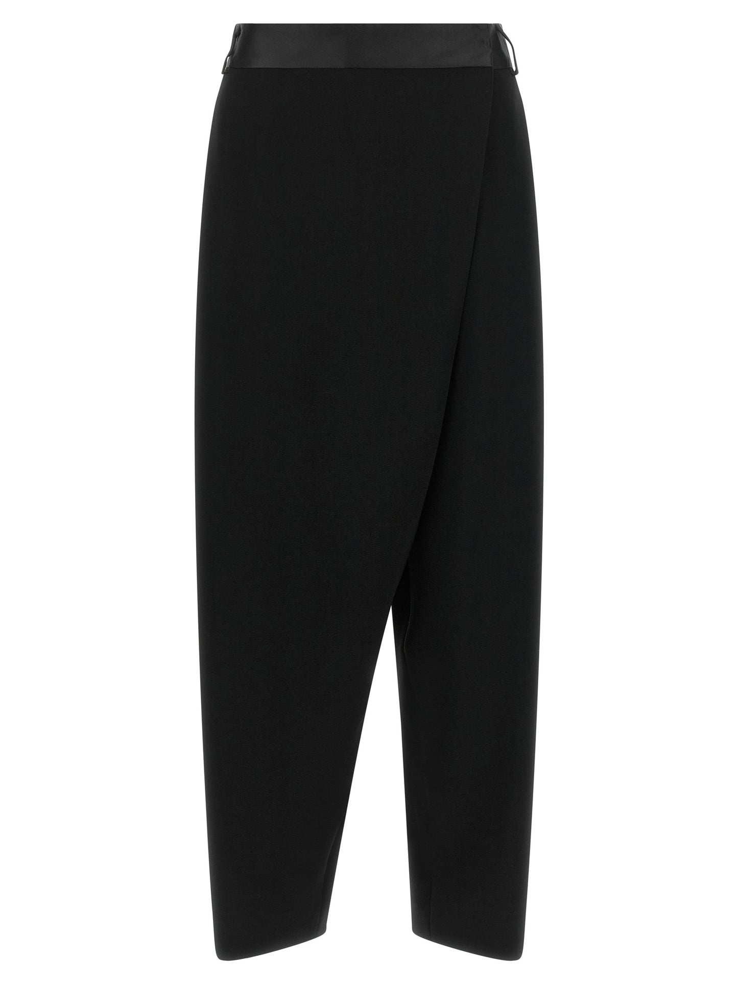 Alberto Biani Black Triacetate Dress Pants