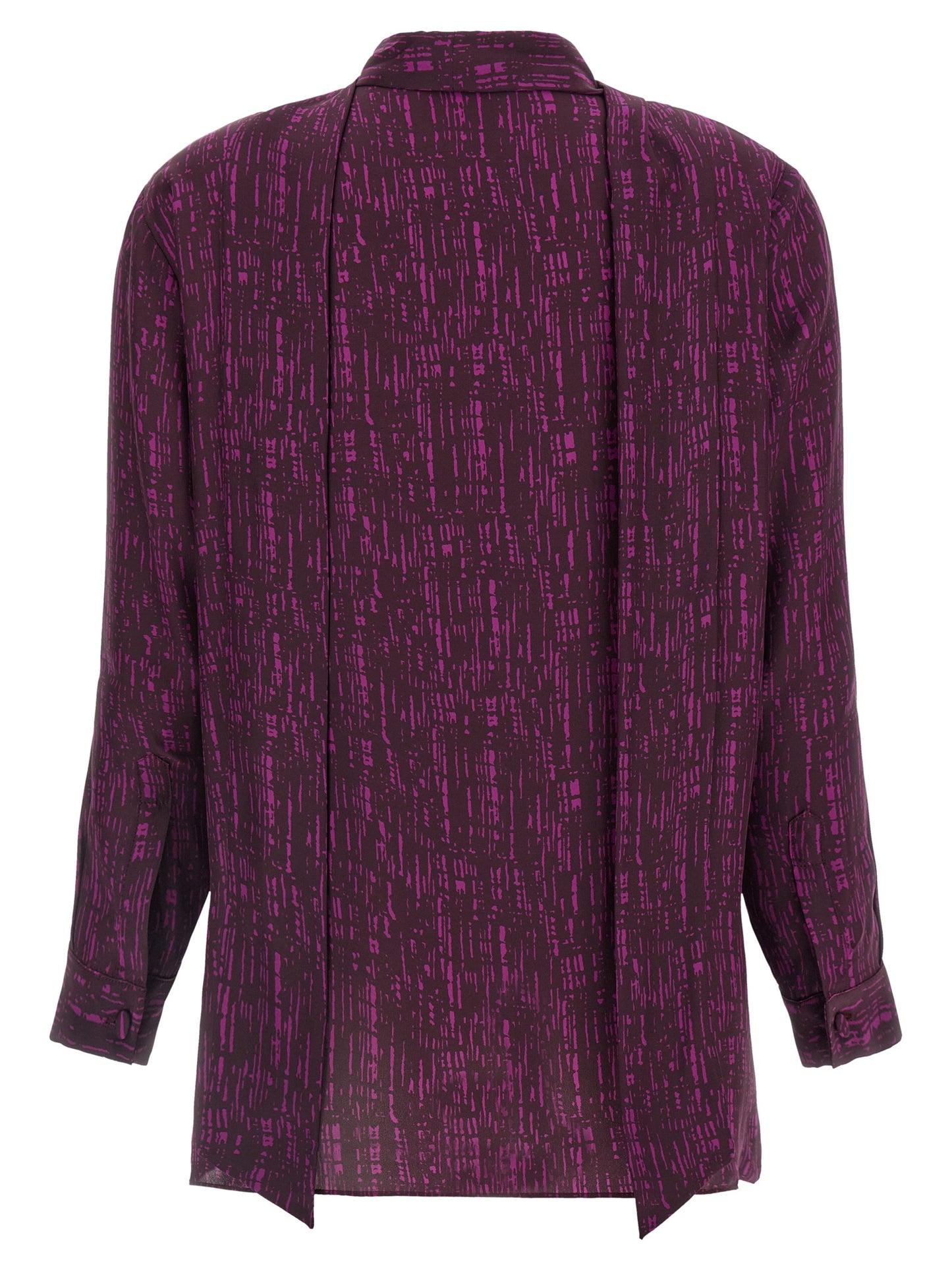Gianluca Capannolo Purple Silk Blouse