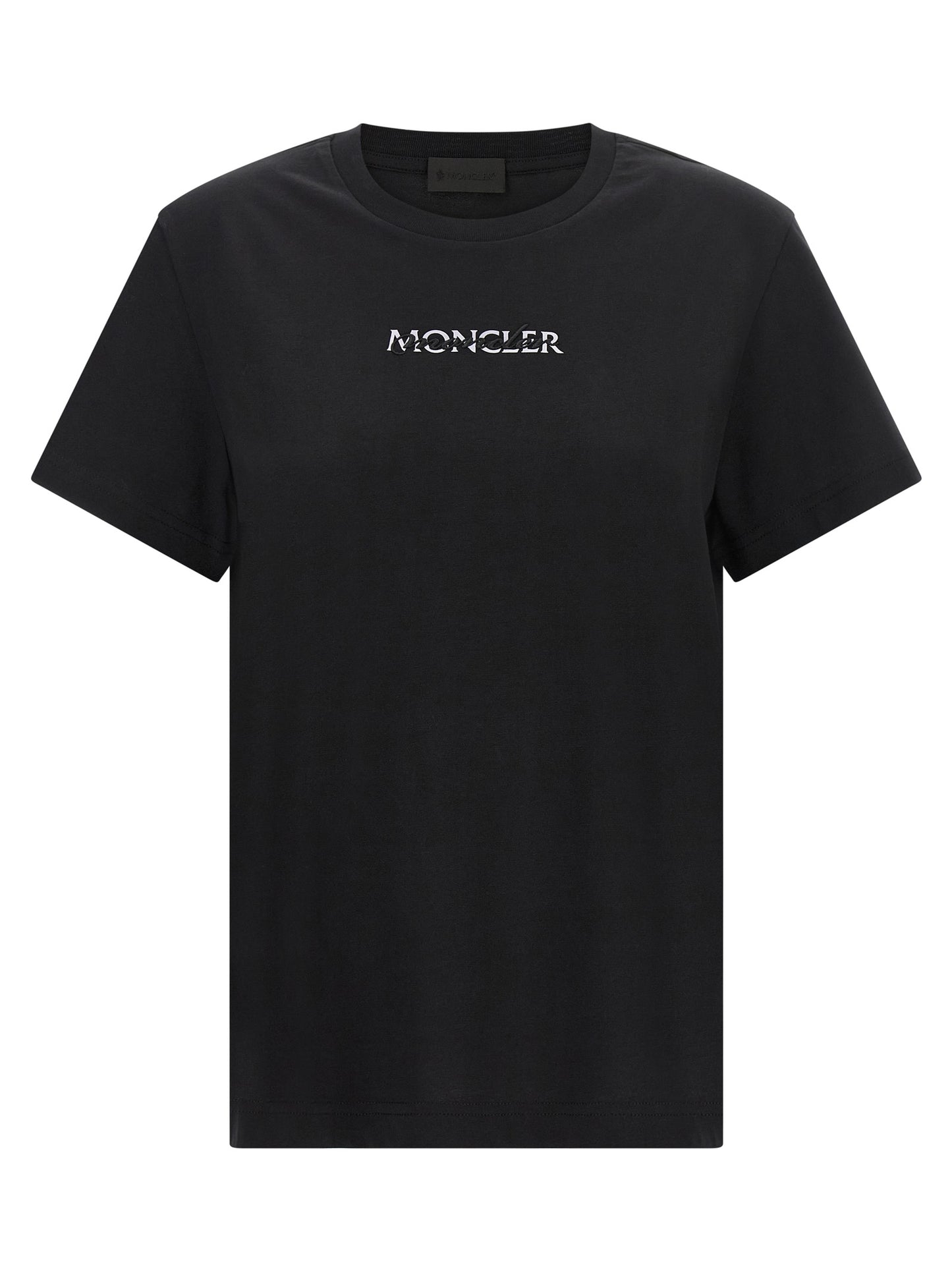 Moncler Black Cotton T-Shirt
