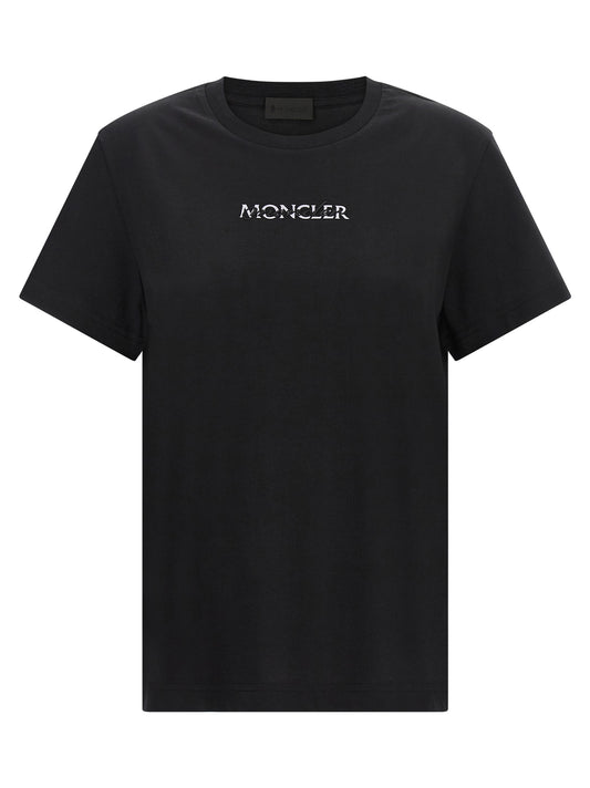Moncler Black Cotton T-Shirt