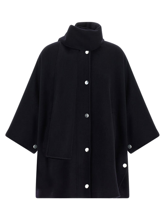 PINKO Blue Wool Coat