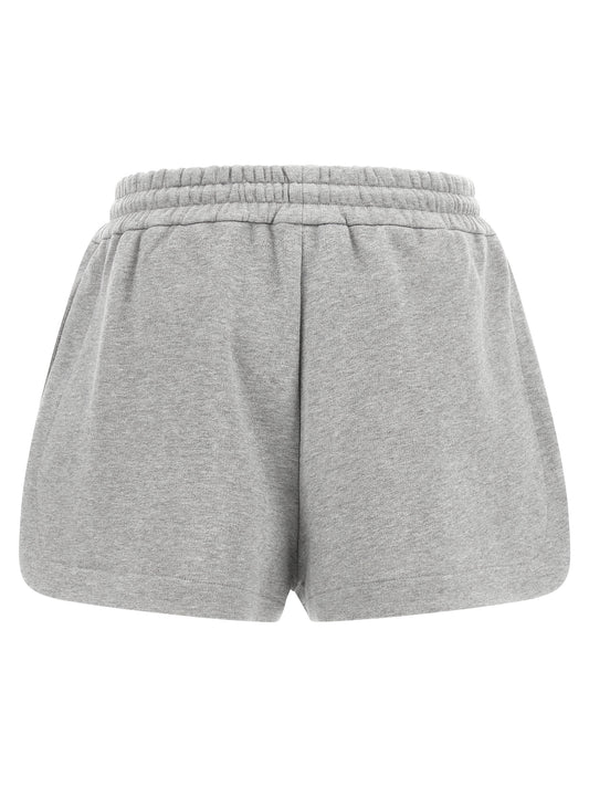 Fendi Gray Cotton Bermuda Shorts