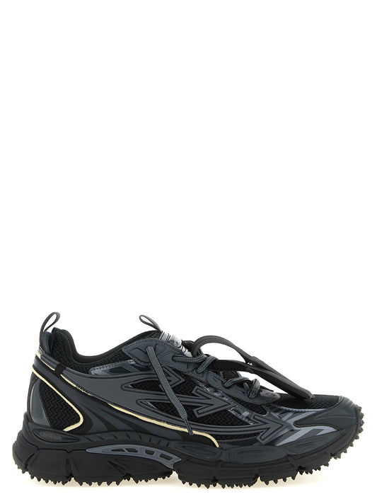 Off-White Black Polyethylene Athletic Sneakers