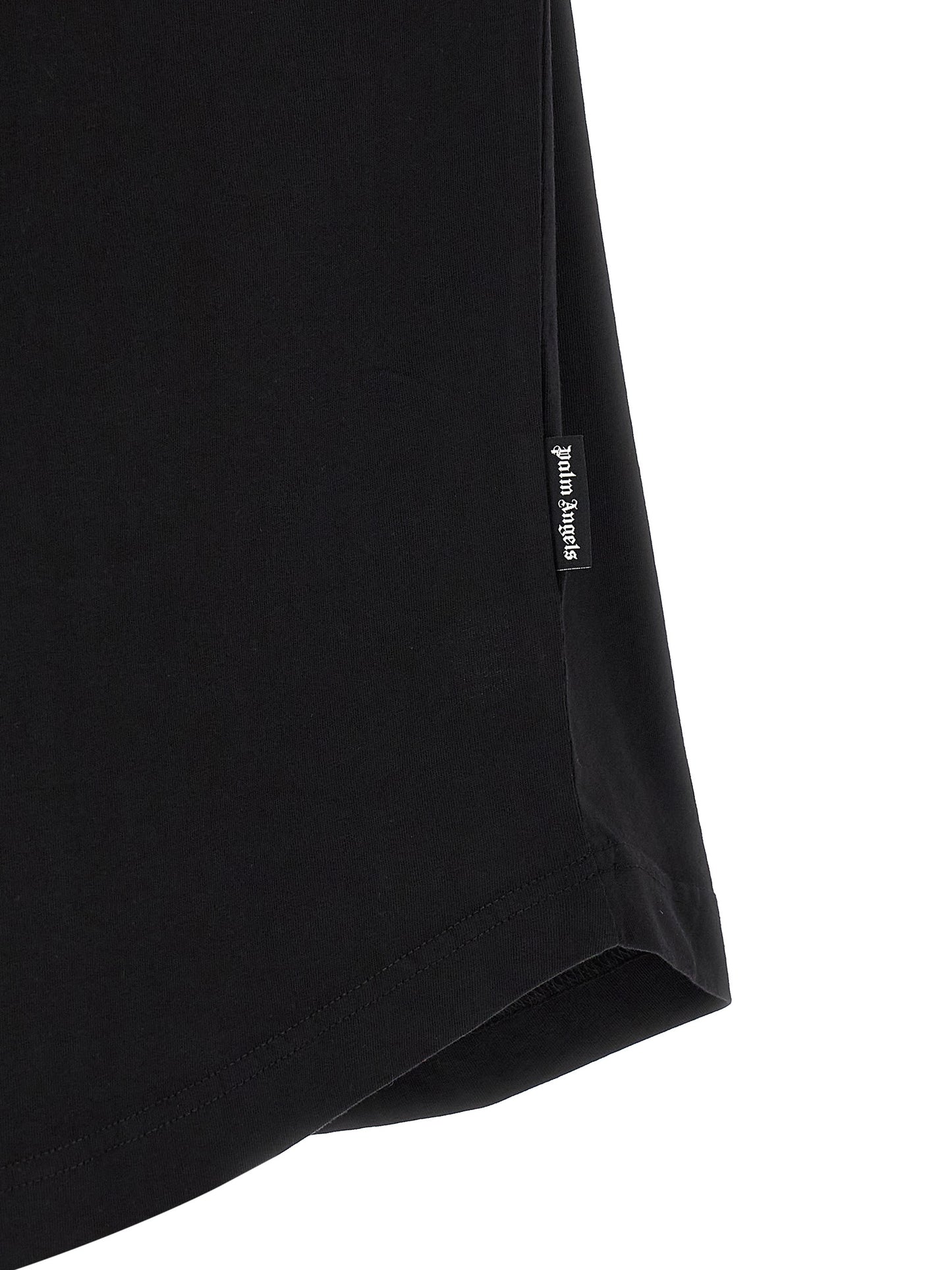 Palm Angels Black Cotton T-Shirt