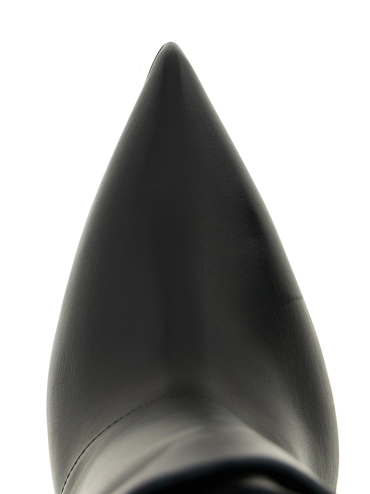 Balmain Black Calfskin Over The Knee