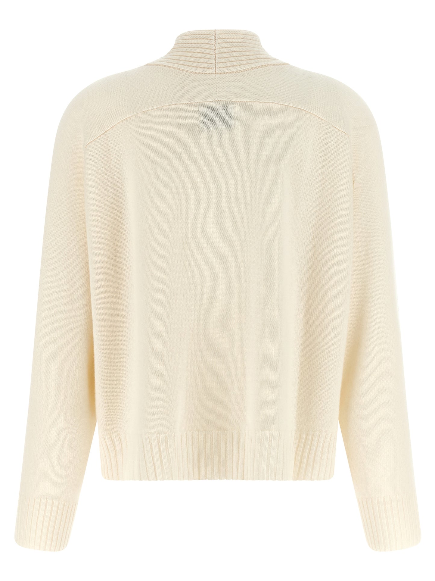 Loulou De Saison White Cashmere Cardigan