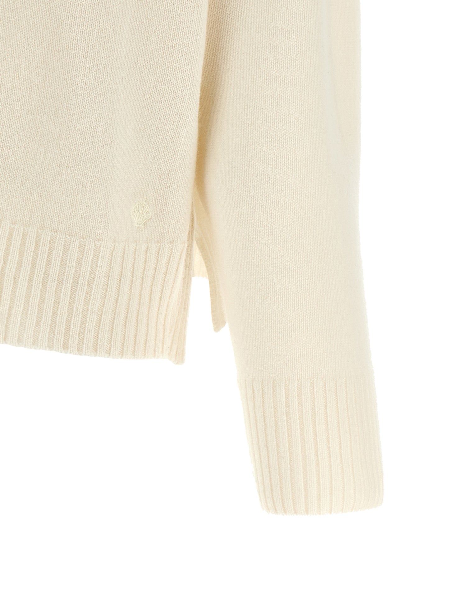 Loulou De Saison White Cashmere Cardigan