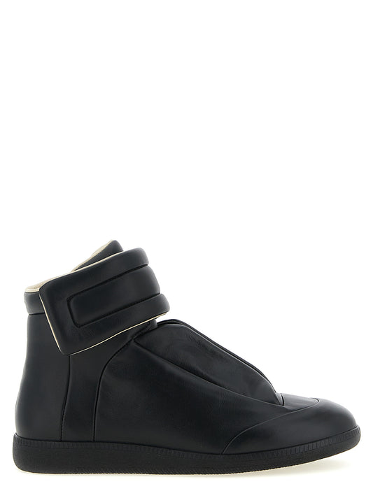 Maison Margiela Black Calfskin Chunky Sneakers