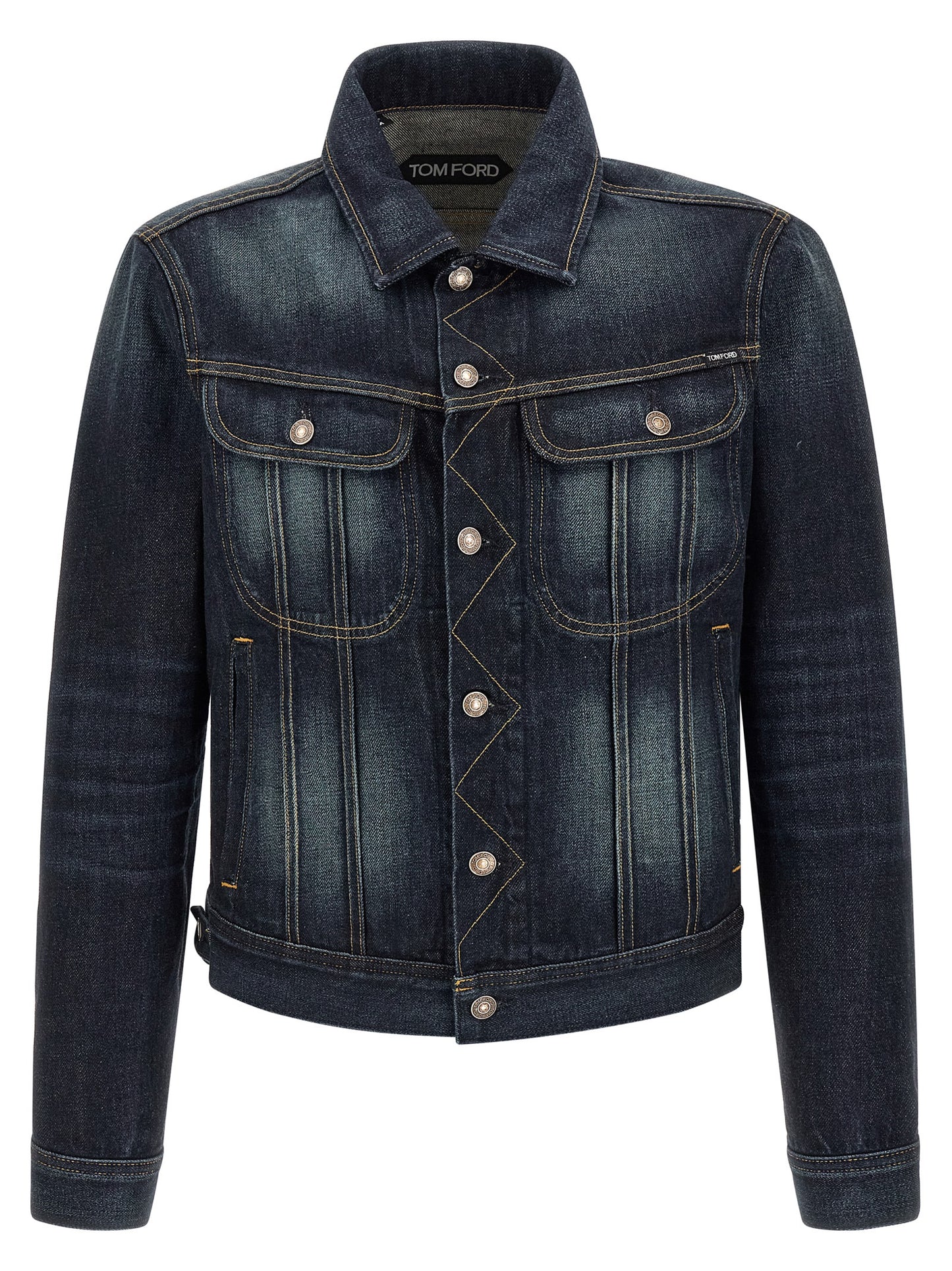 Tom Ford Blue Cotton Denim Jacket