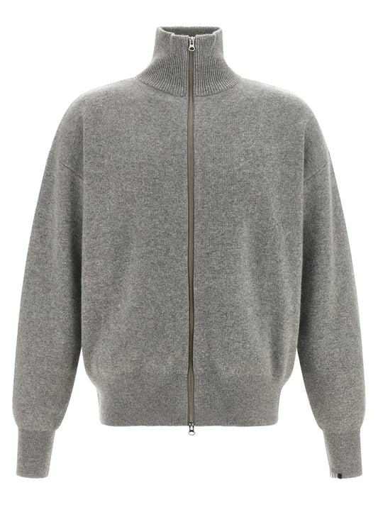 Extreme Cashmere Gray Cashmere Cardigan