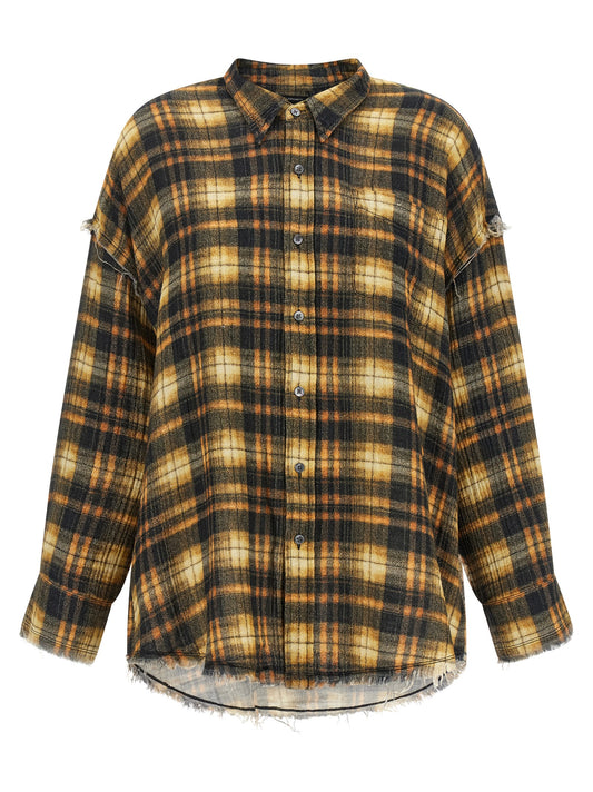 R13 Brown Cotton Blouse
