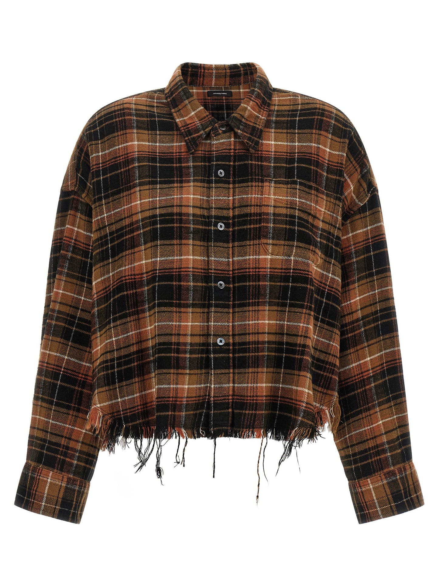 R13 Brown Cotton Blouse